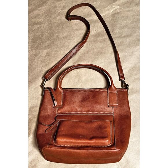 Fossil Saddle Brown Handbag - Picture 4 of 10